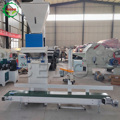 Biomass Pellet Packing Machine High Power 60Hz 1.5KW PLC Control System