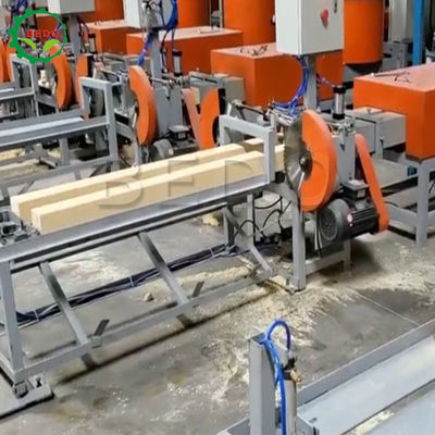 BEDO Wood Sawdust Pallet Block Making Machine 380V 4.8*0.78*1.32m