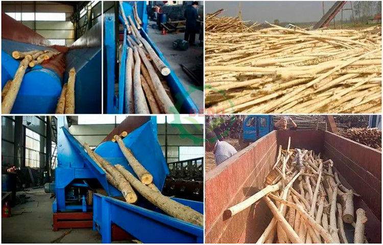 11KW Wood Peeling Machine Customizable 6400*1310*1550mm