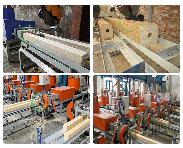 380V Hydraulic European Compressed Wood Pallet Block Machine