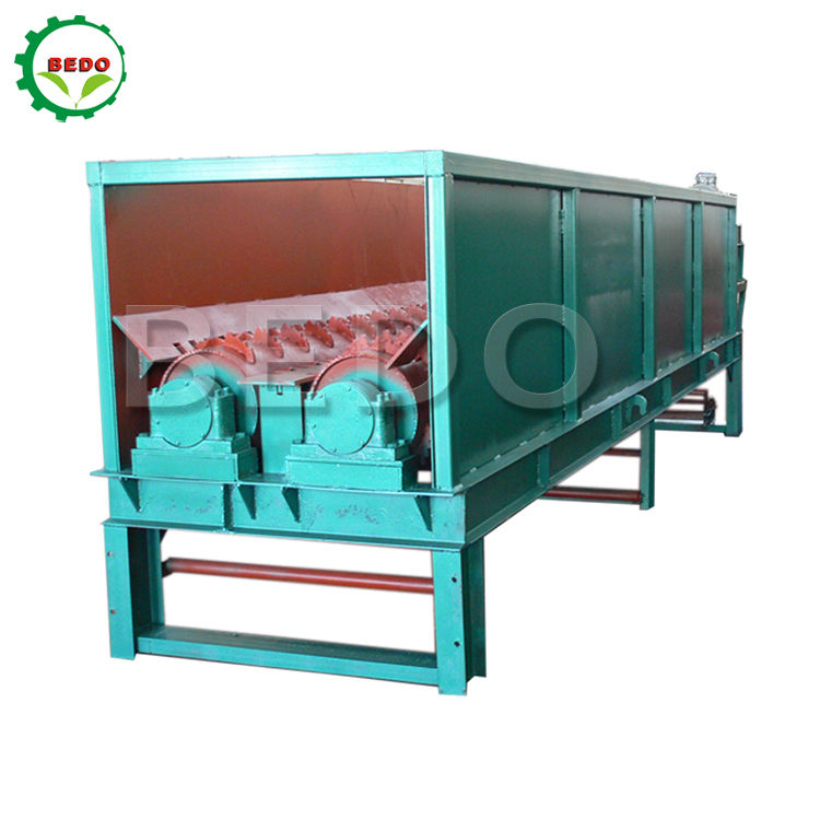 Industrial Carbon Steel Wood Peeling Machine Double Rollers