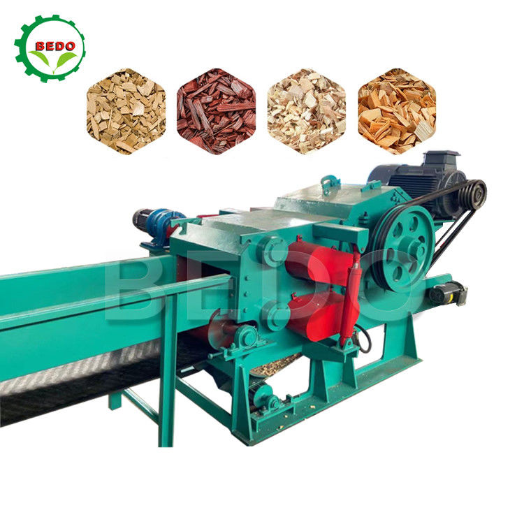 590rpm Electric Wood Chipper Shredder Forestry Wood Chopper Machine