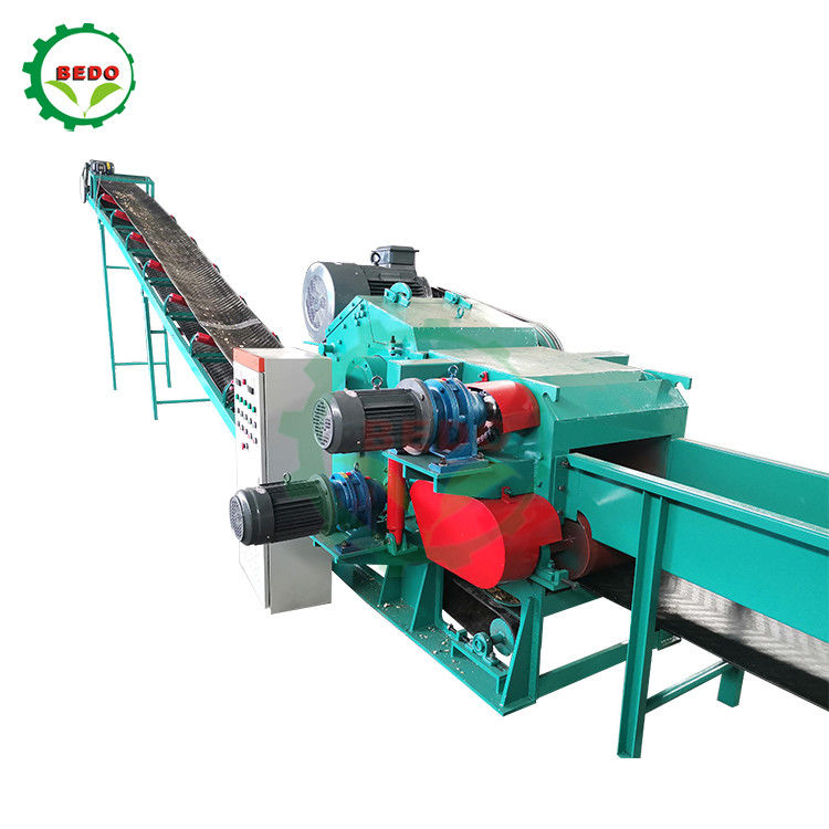 590rpm Electric Wood Chipper Shredder Forestry Wood Chopper Machine