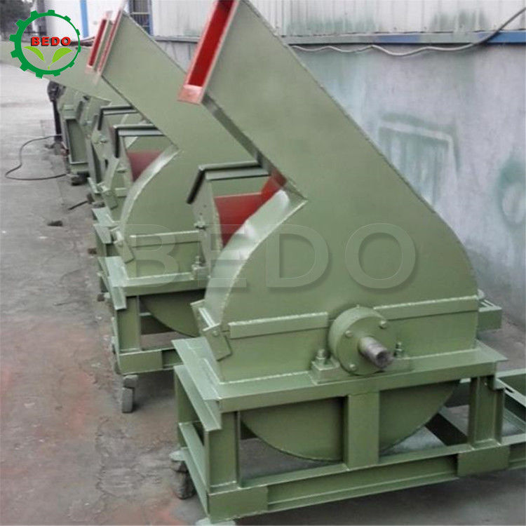 2-3t/h Disc Wood Chipper Machine Custom Color Branch Tree Shredder Desain kompak