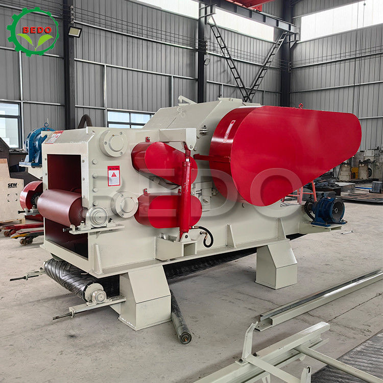 3250x2150x1900mm Wood Chipper Shredder Machine Berbagai Warna Peralatan Kehutanan Tugas Berat