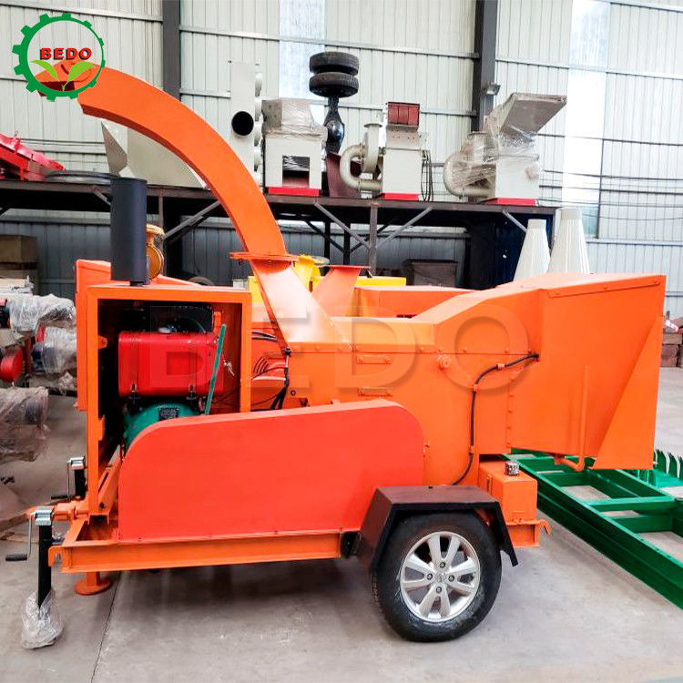 Garden Wood Chipper Machine Self Feeding 3200*1300*1850mm