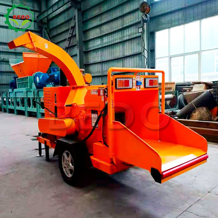 Garden Wood Chipper Machine Self Feeding 3200*1300*1850mm