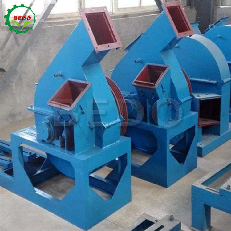 2-4T/H Mesin Pemotong Kayu Disk Listrik Kecil yang Disertifikasi CE