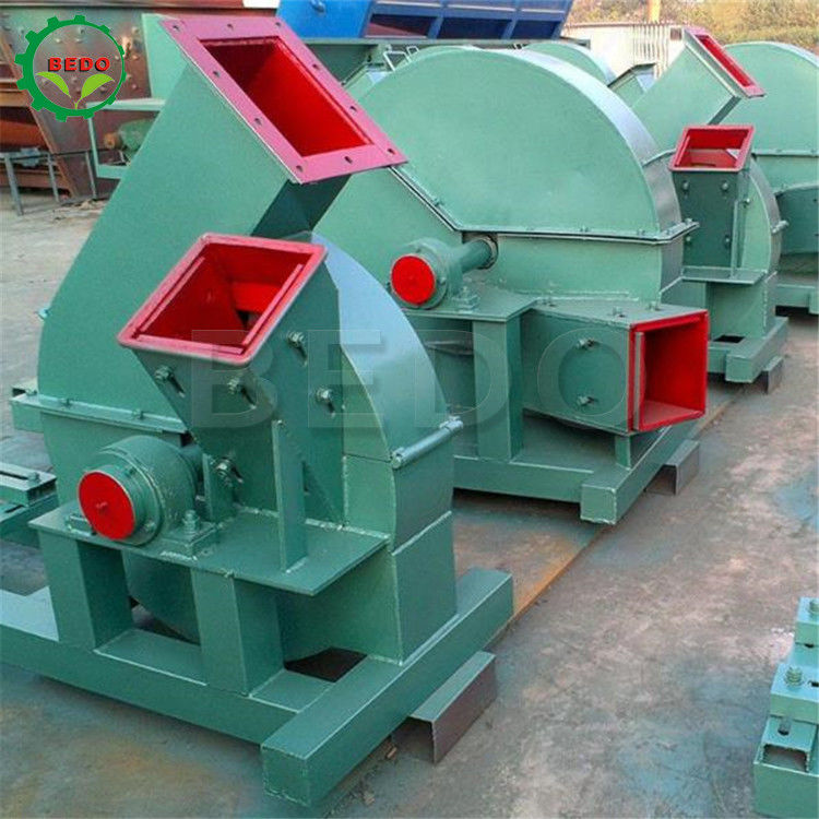 2-4T/H Mesin Pemotong Kayu Disk Listrik Kecil yang Disertifikasi CE