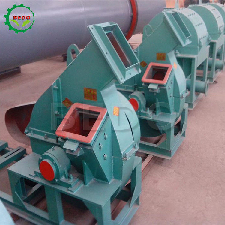 2-4T/H Mesin Pemotong Kayu Disk Listrik Kecil yang Disertifikasi CE