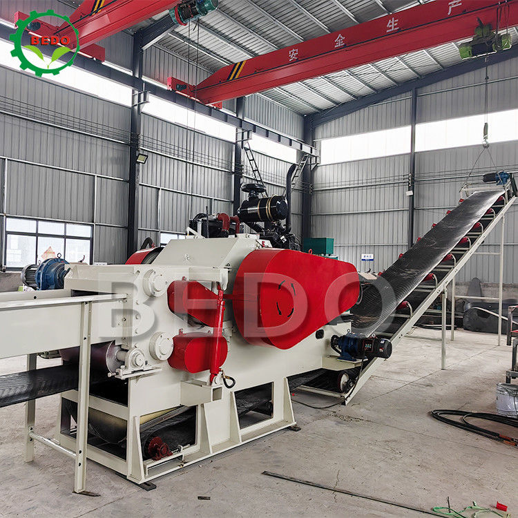 8500kg Diesel Powered Wood Tree Chipper Machine Custom Color Forestry Chipping Equipment Mesin pemotong pohon kayu bertenaga diesel