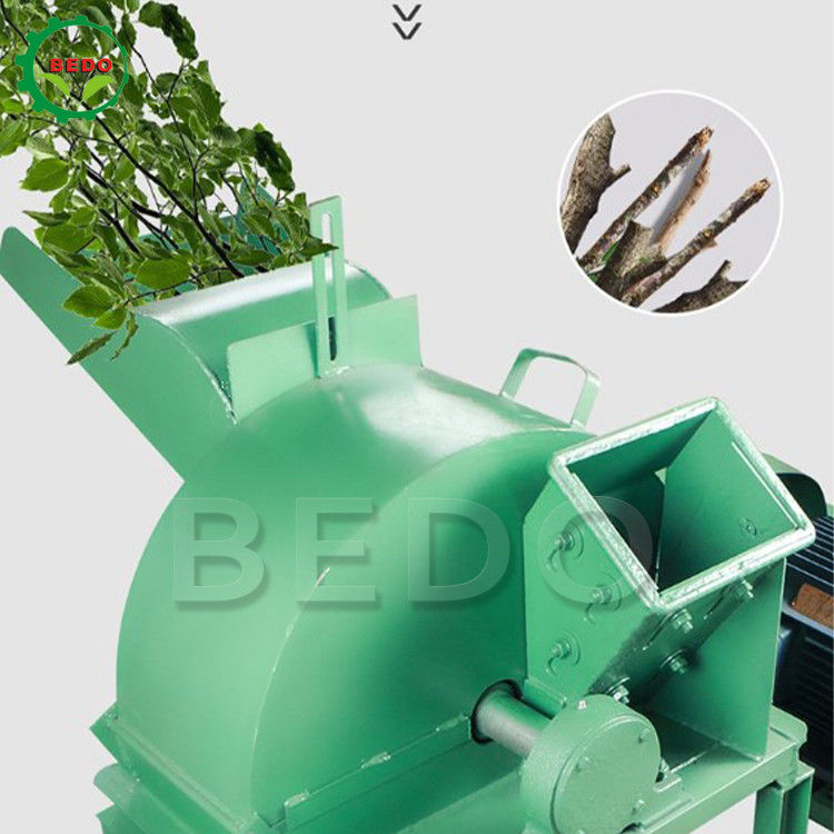 11KW Carbon Steel Sawdust Maker Machine Double Inlet Saw Dust Mill