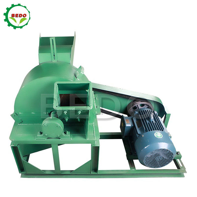11KW Carbon Steel Sawdust Maker Machine Double Inlet Saw Dust Mill