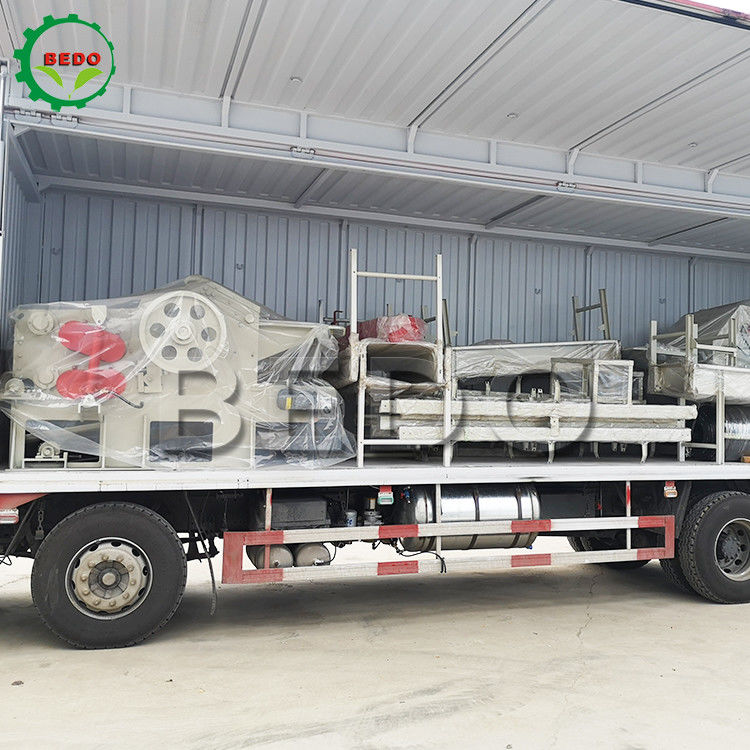 Palm EFB Empty Fruit Bunch Shredder Wood Chipper Machine Mesin Diesel 110KW untuk pembangkit listrik biomassa
