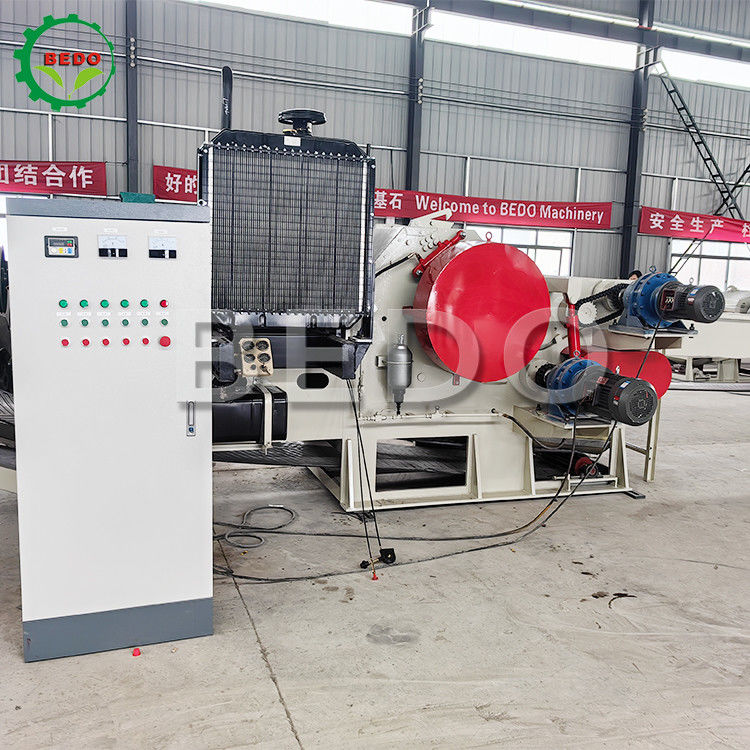 Palm EFB Empty Fruit Bunch Shredder Wood Chipper Machine Mesin Diesel 110KW untuk pembangkit listrik biomassa