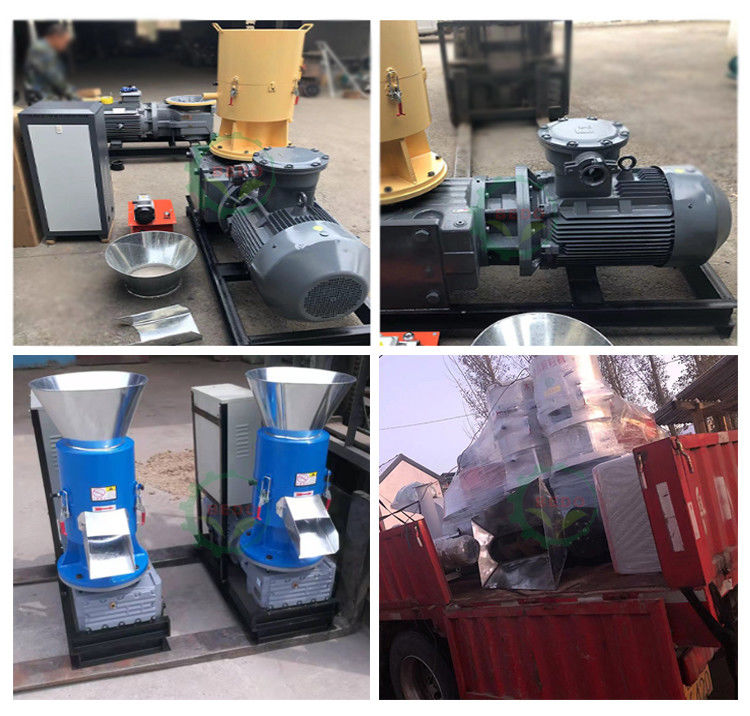 380V PLC Control Wood Pellet Machine Customized Pellet Press Machine