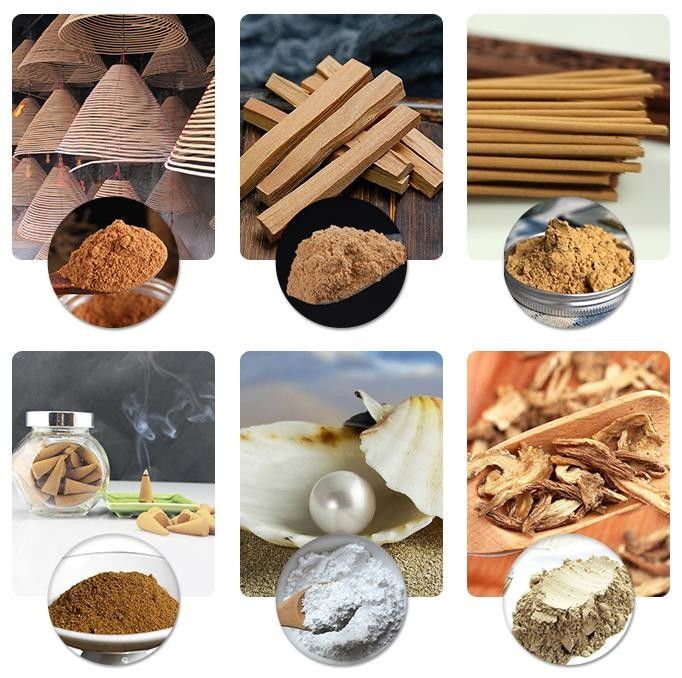 High Efficiency Wood Powder Making Machine Low Power Direct Supply