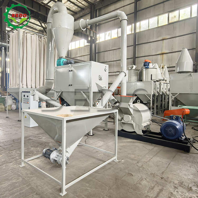 50Hz Low Noise Wood Powder Machine dengan Max Feeding Size 8mm untuk Efisien Penggilingan Wood Sawdust