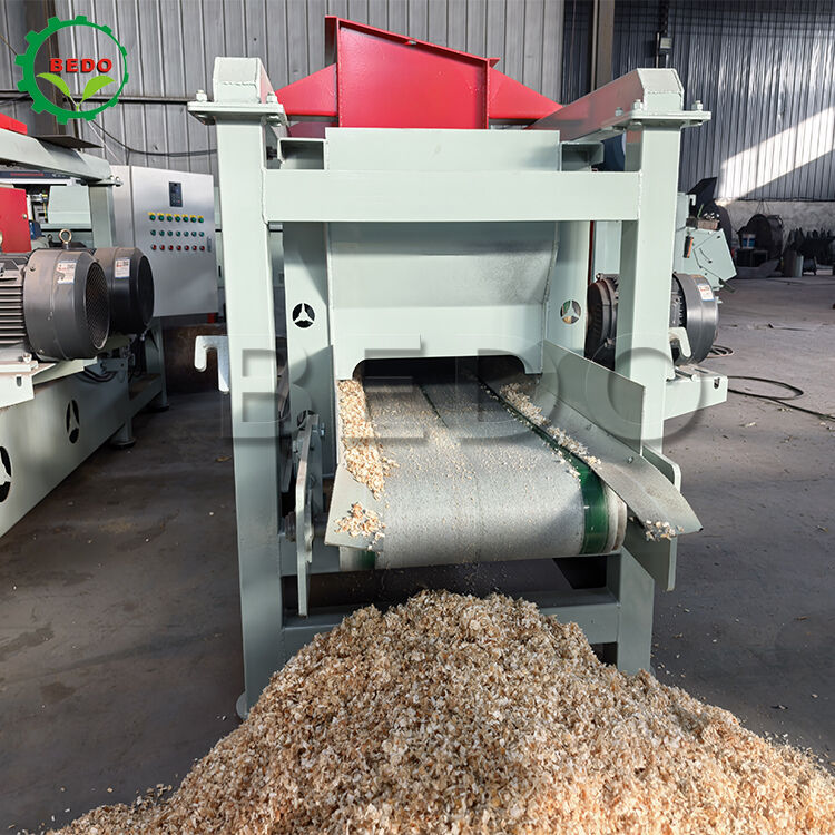 1-10 mm Disesuaikan 380V Heavy Duty Otomatis Mesin Pembuangan Kayu dan Planer untuk Pengolahan Kayu