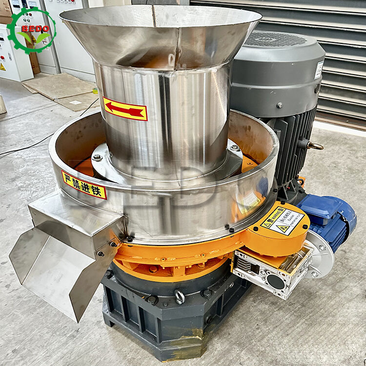 Mesin Pellet Kayu Efisiensi Tinggi dengan Die Baja Tidak Berlemak dan Kapasitas 500kg/jam untuk Produksi Pellet Biomassa