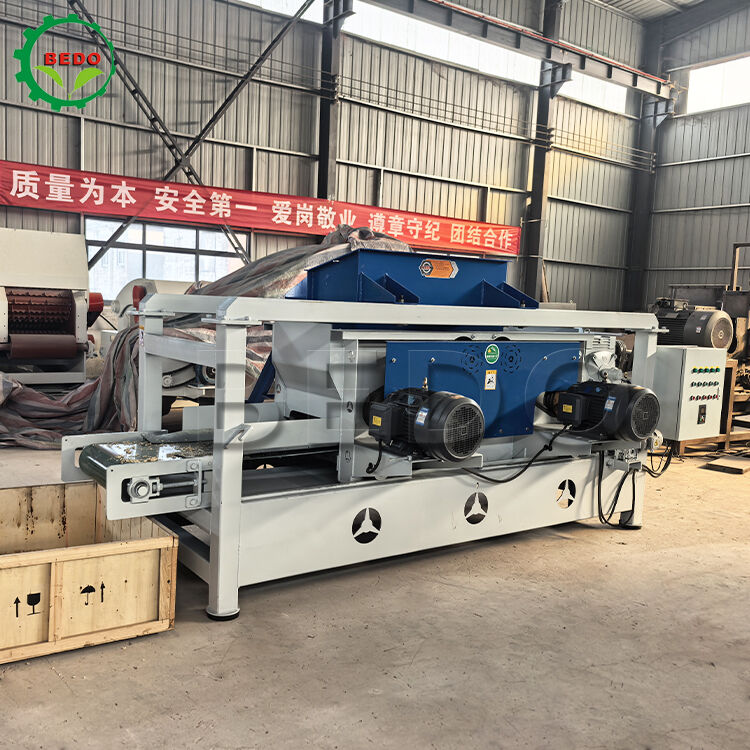 125mm Roller Diameter Wood Spinning Machine dengan 4kw daya berjalan dan ukuran output yang disesuaikan untuk berbagai jenis kayu