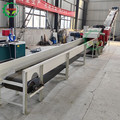 55KW 590rpm mesin kayu crusher kayu komersial Chipper Shredder