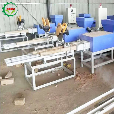 1500KG Sawdust Compressed Wood Palet Block Making Machine Otomatis 3-5MPa