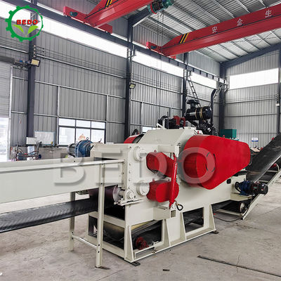 Palm EFB Empty Fruit Bunch Shredder Wood Chipper Machine Mesin Diesel 110KW untuk pembangkit listrik biomassa