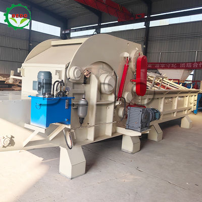 160KW Mesin Wood Crusher dengan Inlet Ukuran 1040 * 500mm dan Power Feeding Motor 5.5KW 5.5KW