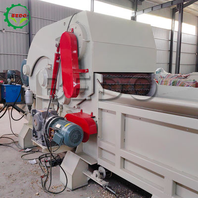 Mesin penghancur kayu mesin diesel yang kuat dengan 3pcs Flying Knife dan 3KW 4KW Motor Power