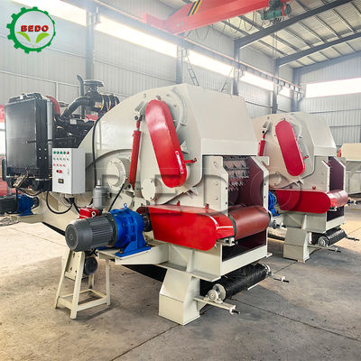 235HP Disc Wood Chipper Machine Cepat Efisien Wood Chipping Perhutanan Perindustrian Shredder Peralatan