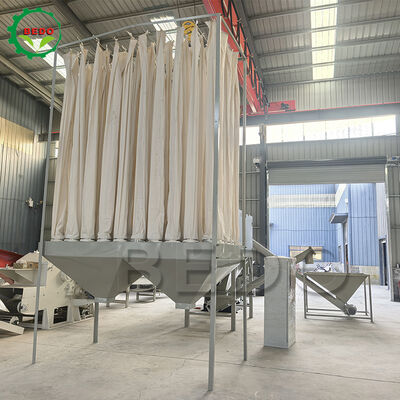 Mesin pembuatan bubuk kayu industri dengan pengumpul debu Kebisingan rendah dan 50-200 mesh fineness