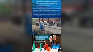 Mesin Pembuat Serbuk Gergaji Kayu Industri Berkapasitas Tinggi dengan Motor Listrik